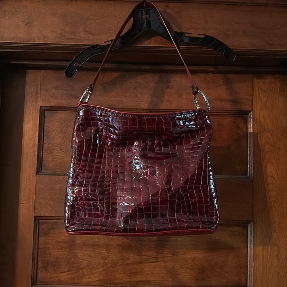 Burgundy purse